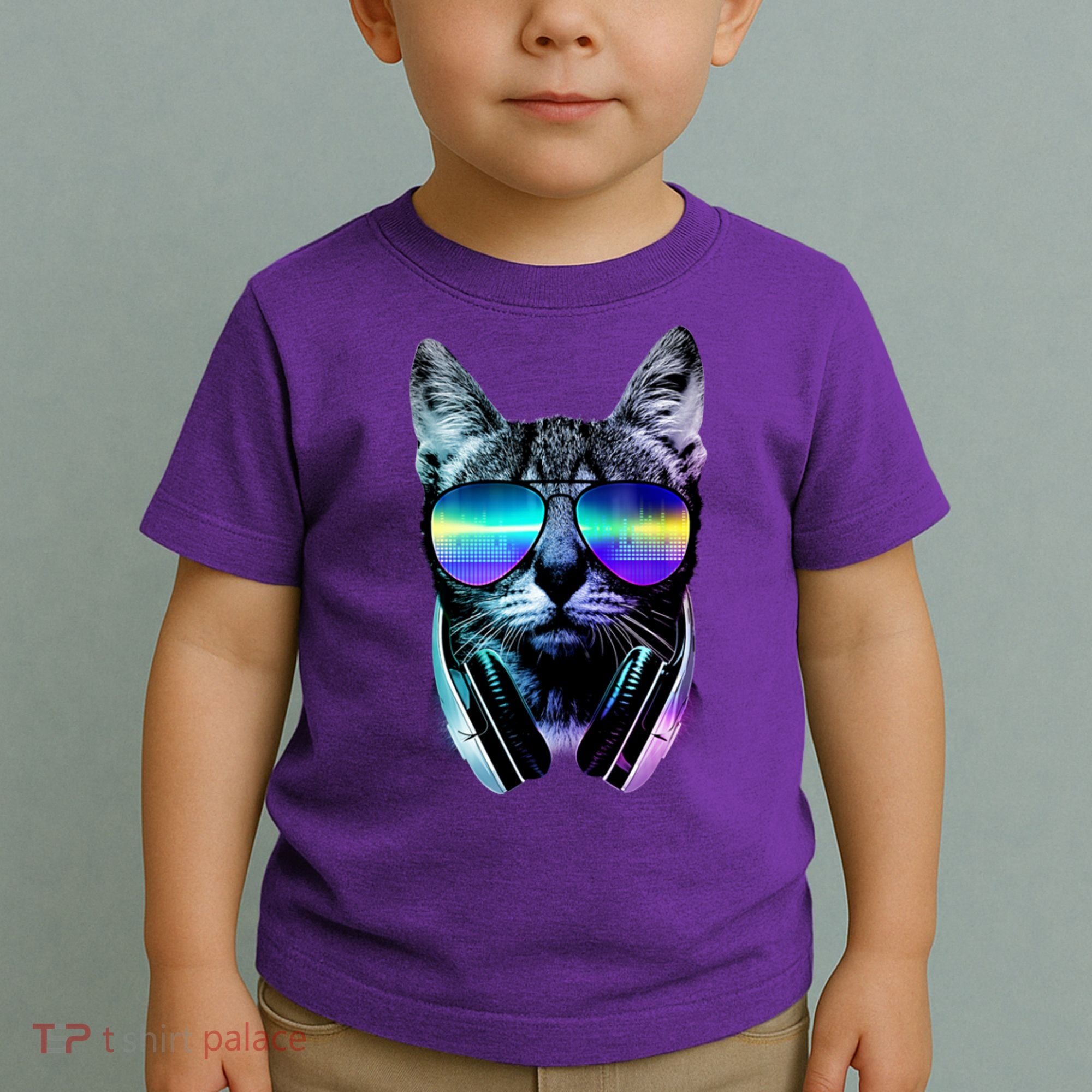 DJ Cat Retro Toddler T-Shirt