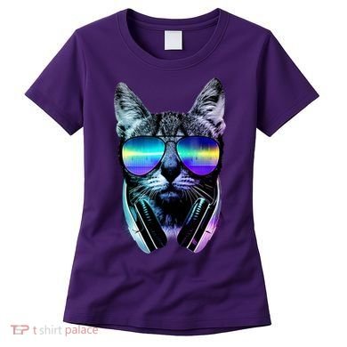 DJ Cat Retro Women's T-Shirt