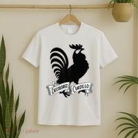 DeColores Cursillo Rooster With Banner Faith Religion T-Shirt thumb 2