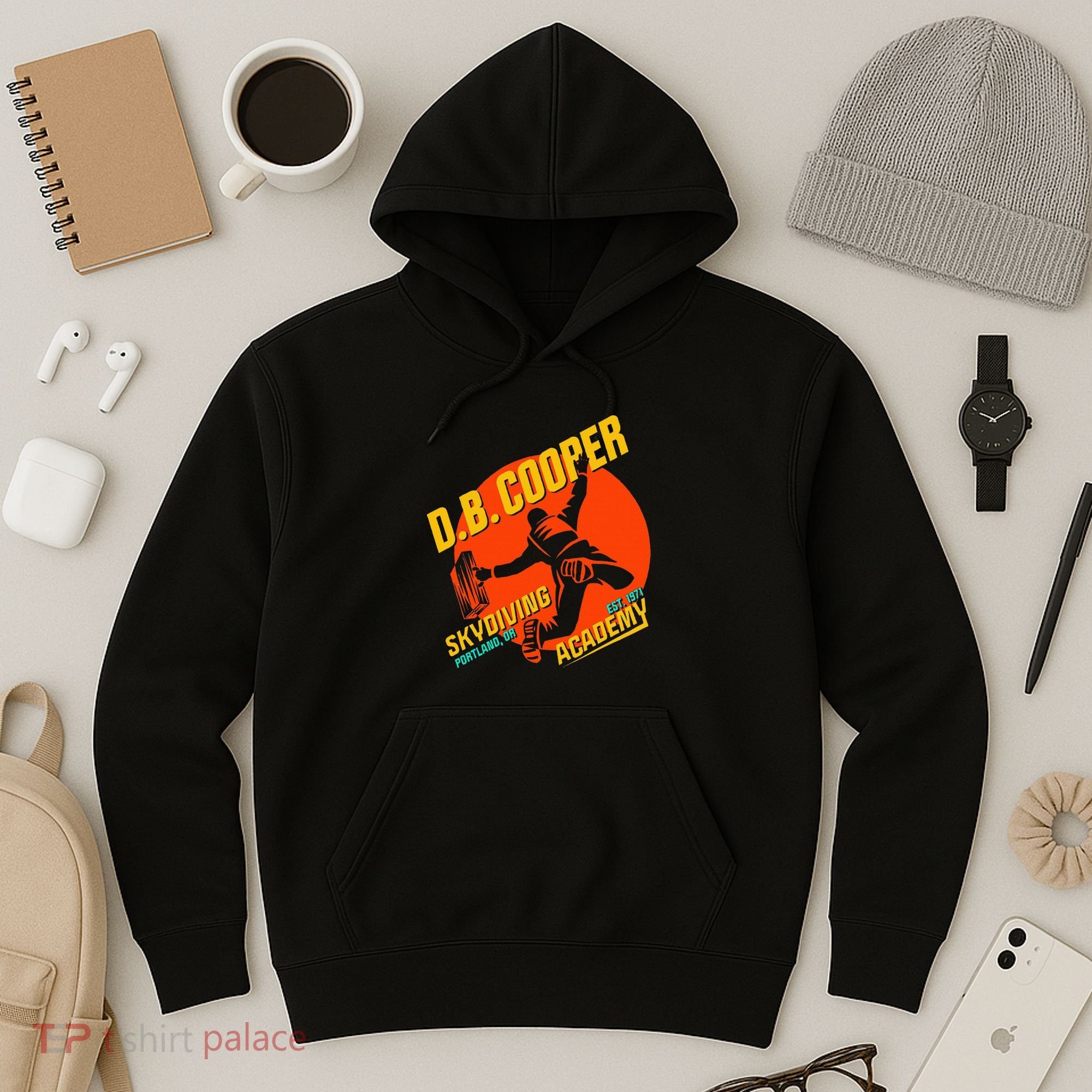 Db Cooper Skydiving Academy Hoodie