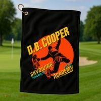 Db Cooper Skydiving Academy Golf Towel thumb 1