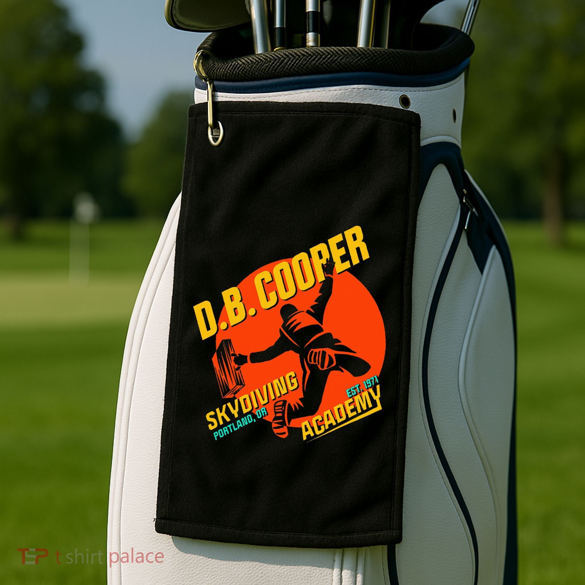 Db Cooper Skydiving Academy Golf Towel