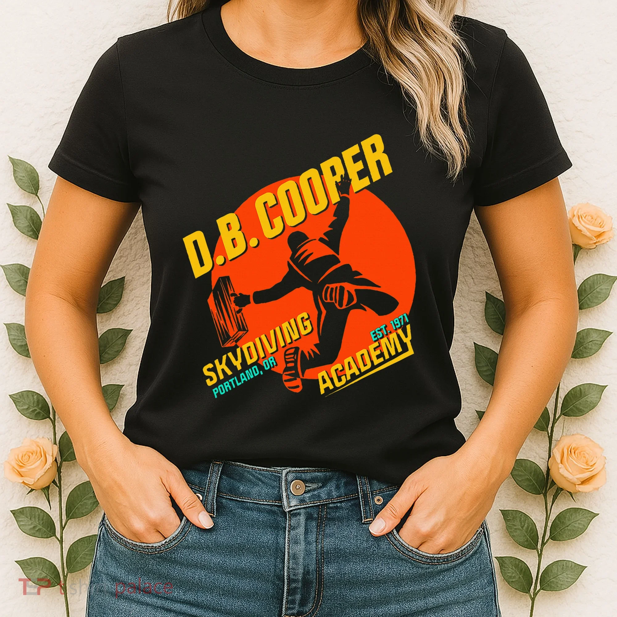 Db Cooper Skydiving Academy Women's T-Shirt
