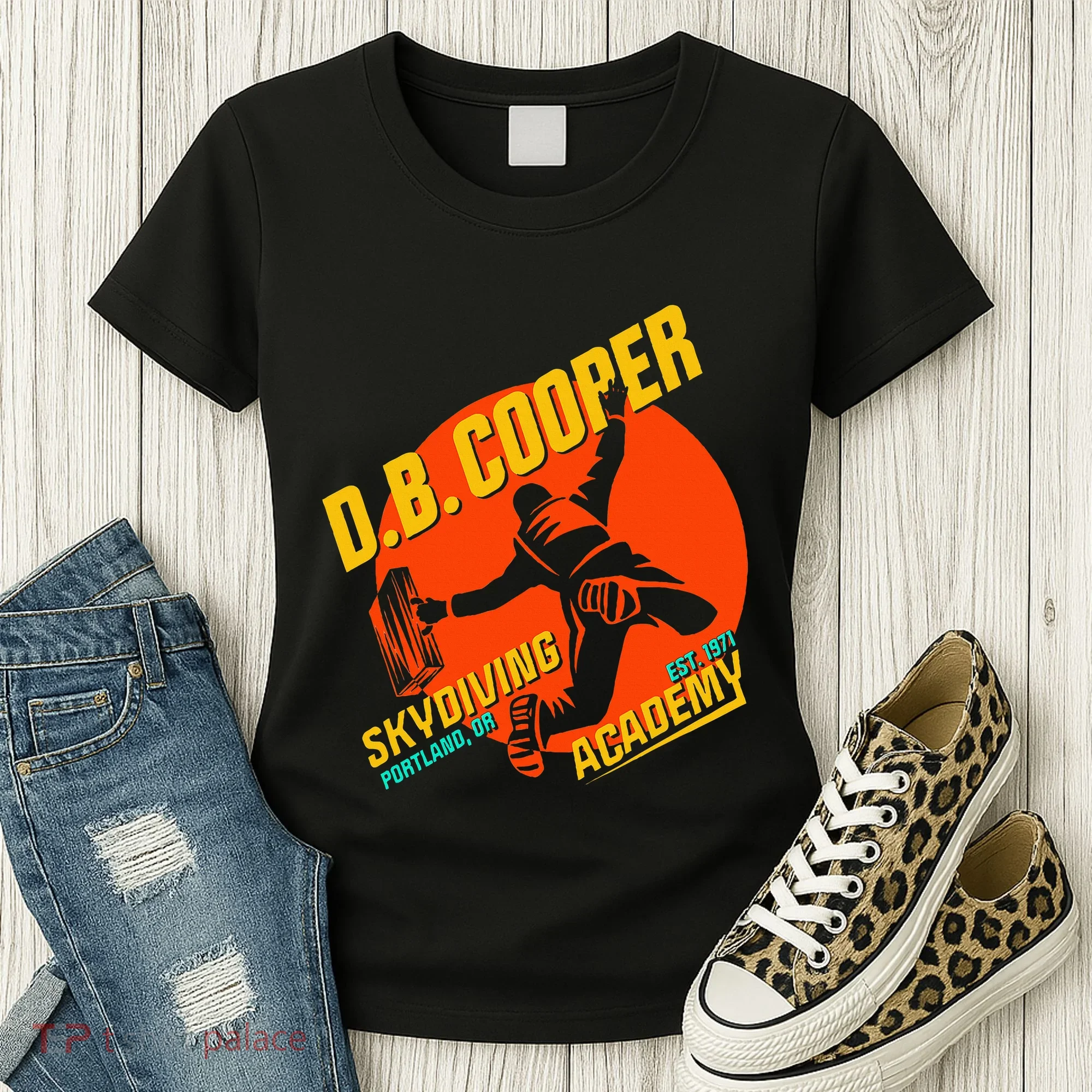 Db Cooper Skydiving Academy Women's T-Shirt
