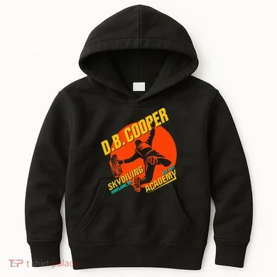 Db Cooper Skydiving Academy Kids Hoodie