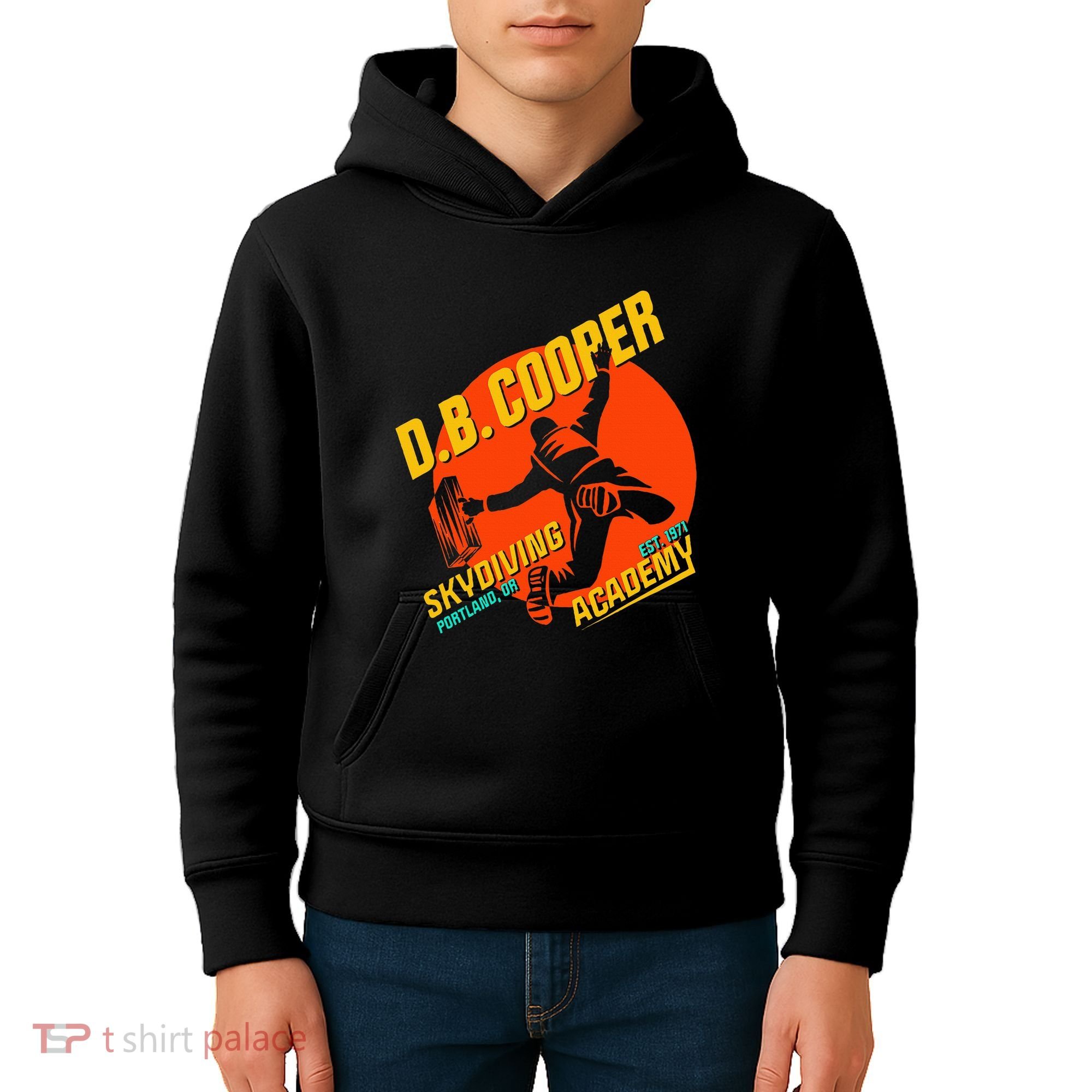 Db Cooper Skydiving Academy Kids Hoodie