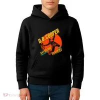 Db Cooper Skydiving Academy Kids Hoodie thumb 4