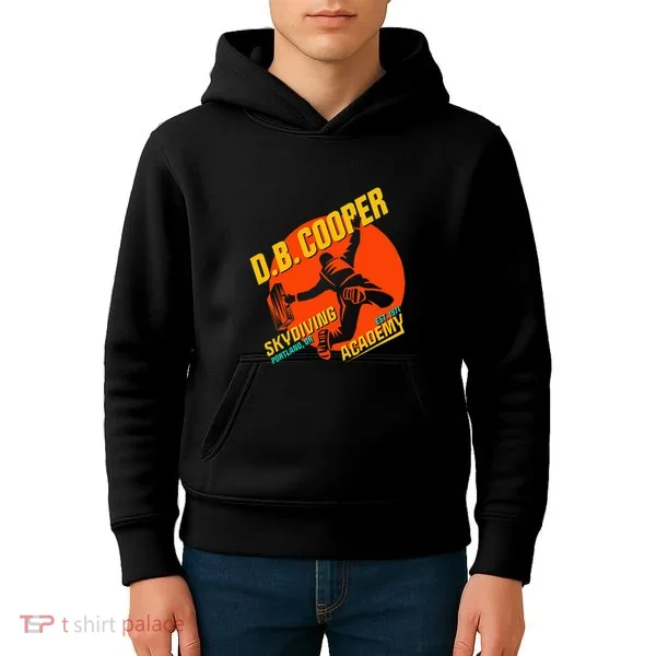 Db Cooper Skydiving Academy Kids Hoodie