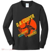 Db Cooper Skydiving Academy Kids Long Sleeve Shirt thumb 0