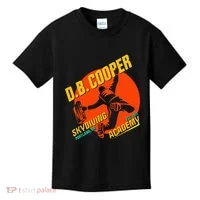Db Cooper Skydiving Academy Kids T-Shirt thumb 0