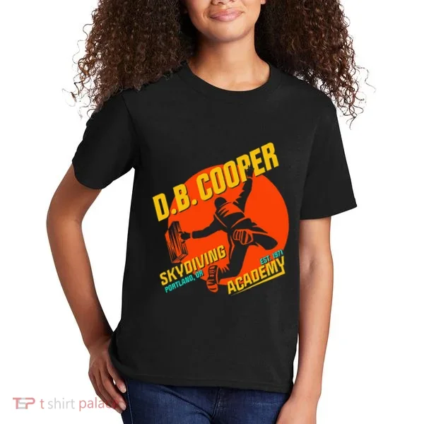 Db Cooper Skydiving Academy Kids T-Shirt