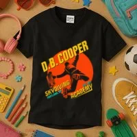 Db Cooper Skydiving Academy Kids T-Shirt thumb 3