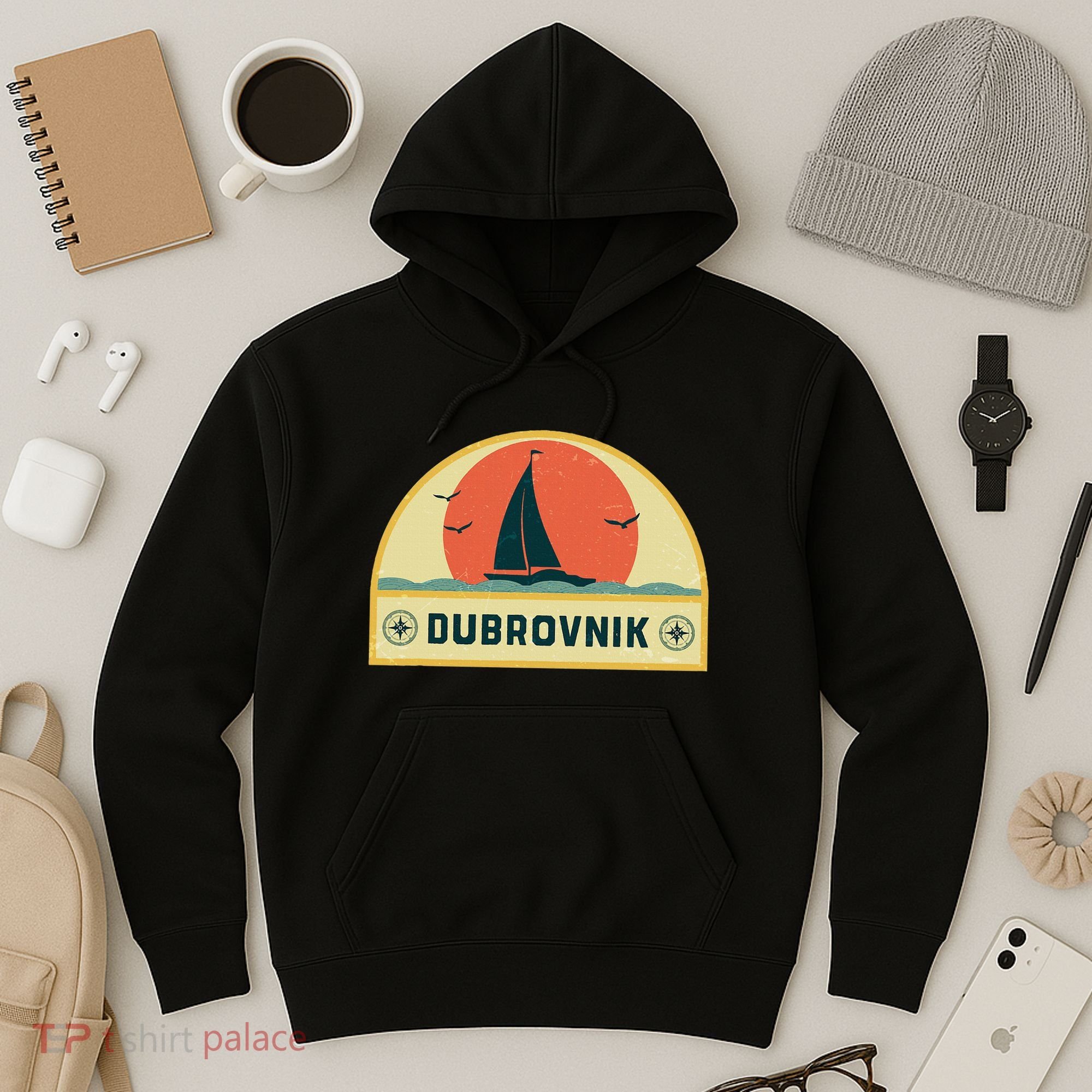 Dubrovnik Croatia Sailing Vacation Hoodie