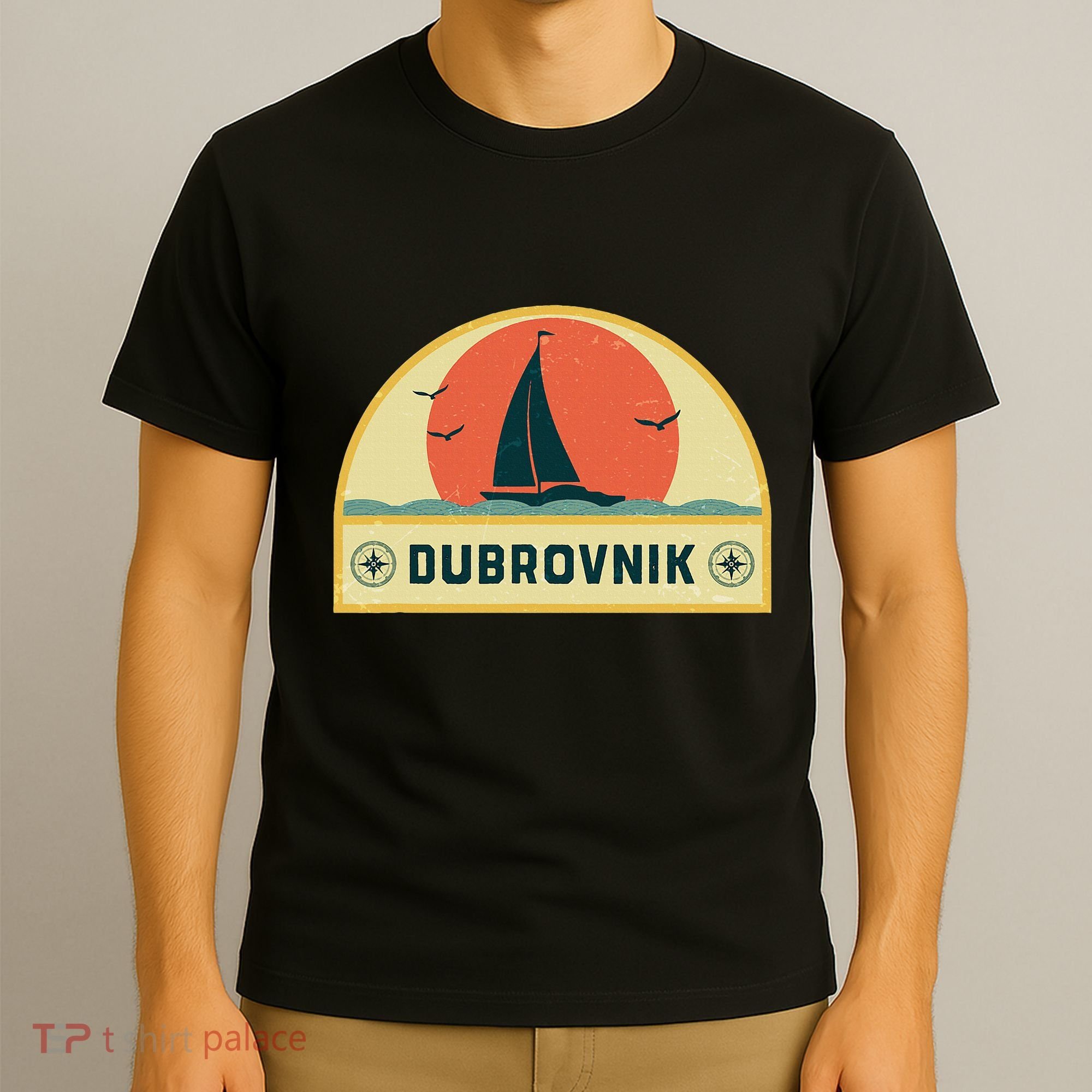 Dubrovnik Croatia Sailing Vacation T-Shirt