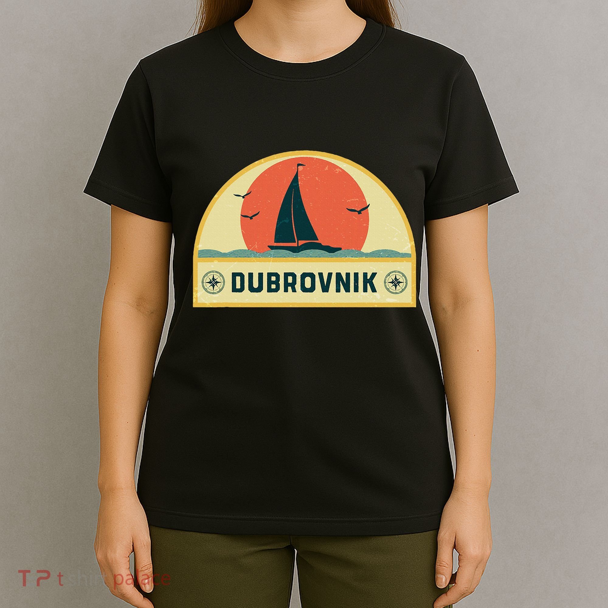 Dubrovnik Croatia Sailing Vacation T-Shirt