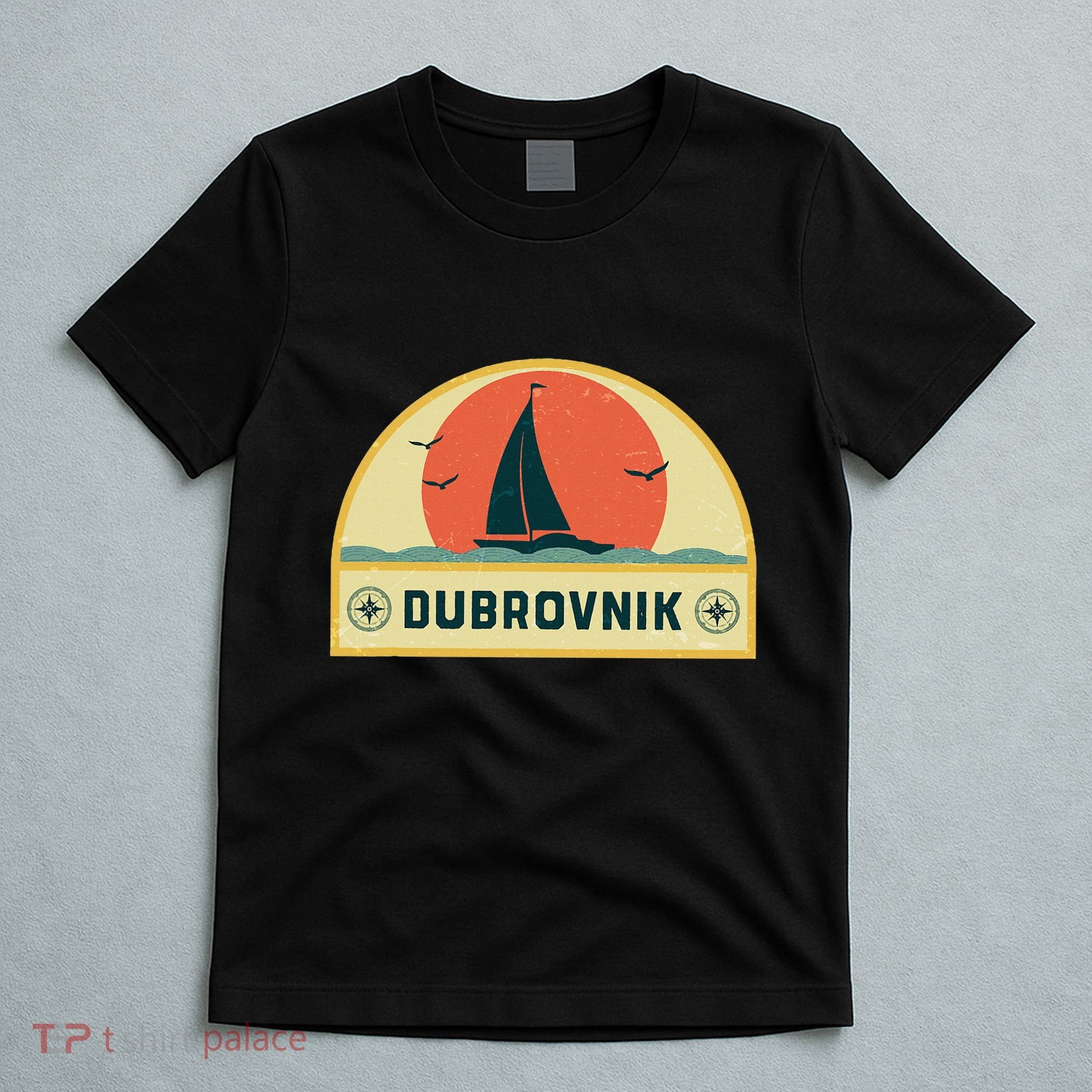 Dubrovnik Croatia Sailing Vacation T-Shirt