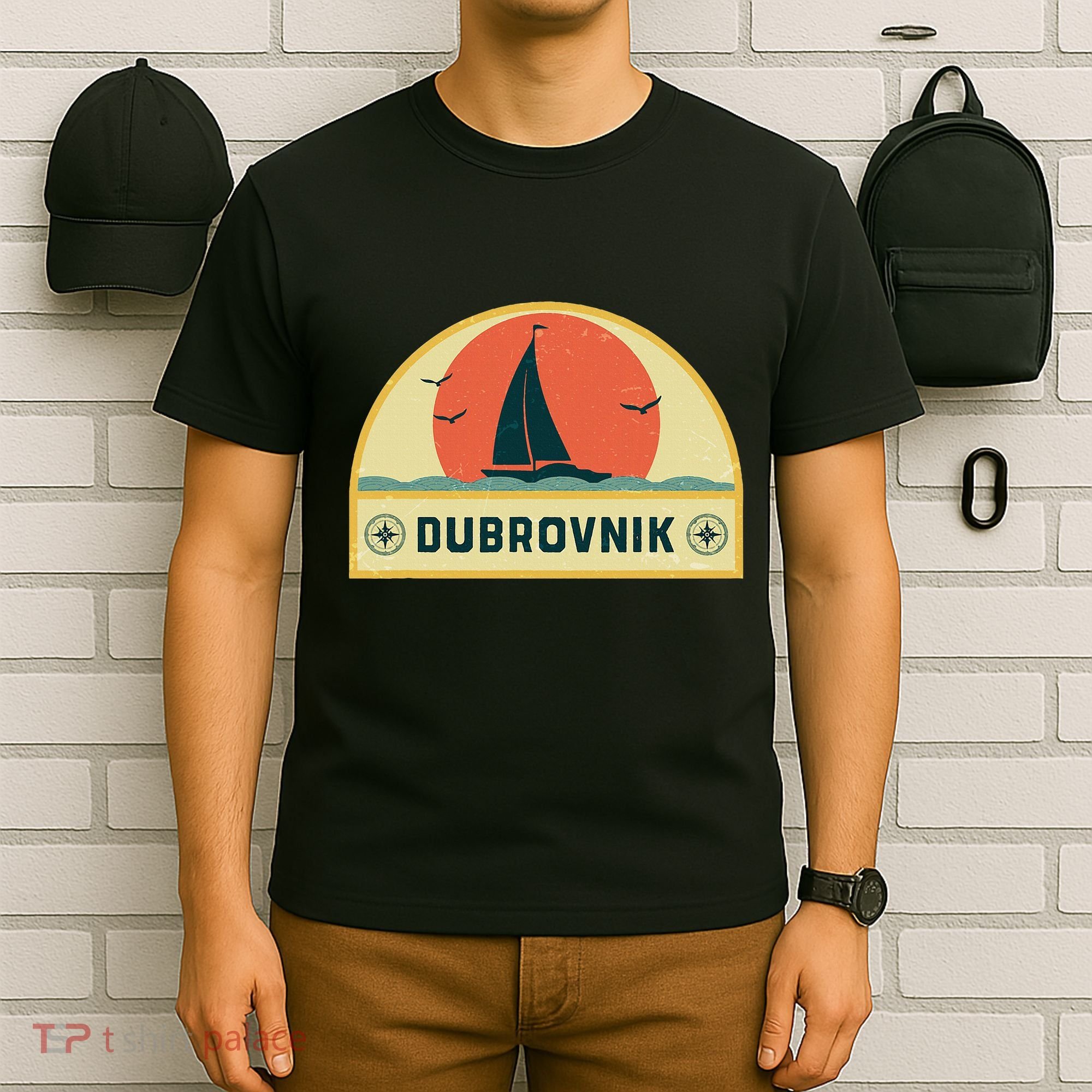 Dubrovnik Croatia Sailing Vacation T-Shirt