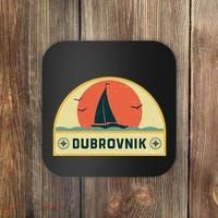 Dubrovnik Croatia Sailing Vacation Coaster thumb 0