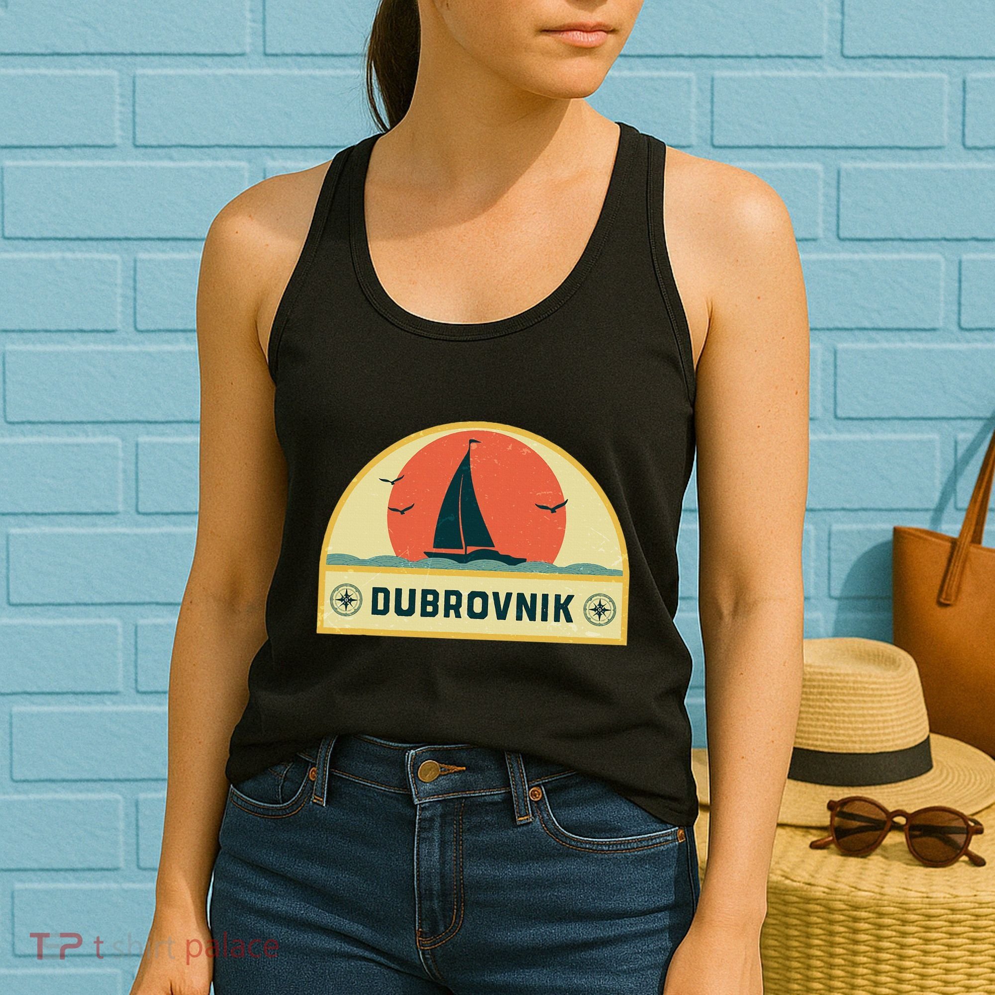 Dubrovnik Croatia Sailing Vacation Women's Tank Top