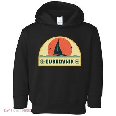 Dubrovnik Croatia Sailing Vacation Toddler Hoodie