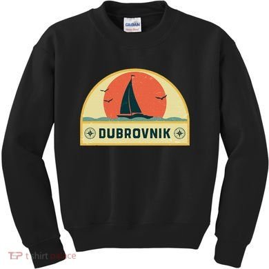 Dubrovnik Croatia Sailing Vacation Kids Sweatshirt