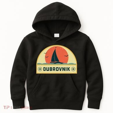 Dubrovnik Croatia Sailing Vacation Kids Hoodie