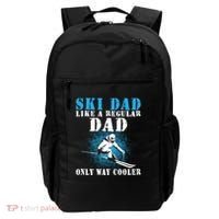 Distressed Cool Ski Dad Skiing Winter Sports Novelty Gift Backpack thumb 0