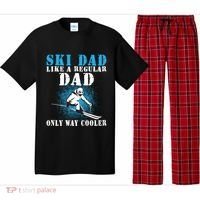 Distressed Cool Ski Dad Skiing Winter Sports Novelty Gift Pajama Set thumb 0