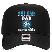Distressed Cool Ski Dad Skiing Winter Sports Novelty Gift Hat thumb 0