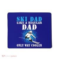 Distressed Cool Ski Dad Skiing Winter Sports Novelty Gift Mousepad thumb 0