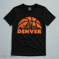 Denver City Skyline Colorado Basketball Gift Fan Jersey T-Shirt thumb 5