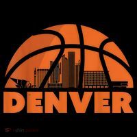 Denver City Skyline Colorado Basketball Gift Fan Jersey T-Shirt thumb 7