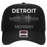 Detroit City Skyline Michigan Souvenir Detroit Hat thumb 0