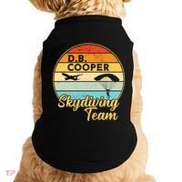 Db Cooper Skydiving Team 1971 Vintge Skyjacking History Gift Doggie Tank thumb 0