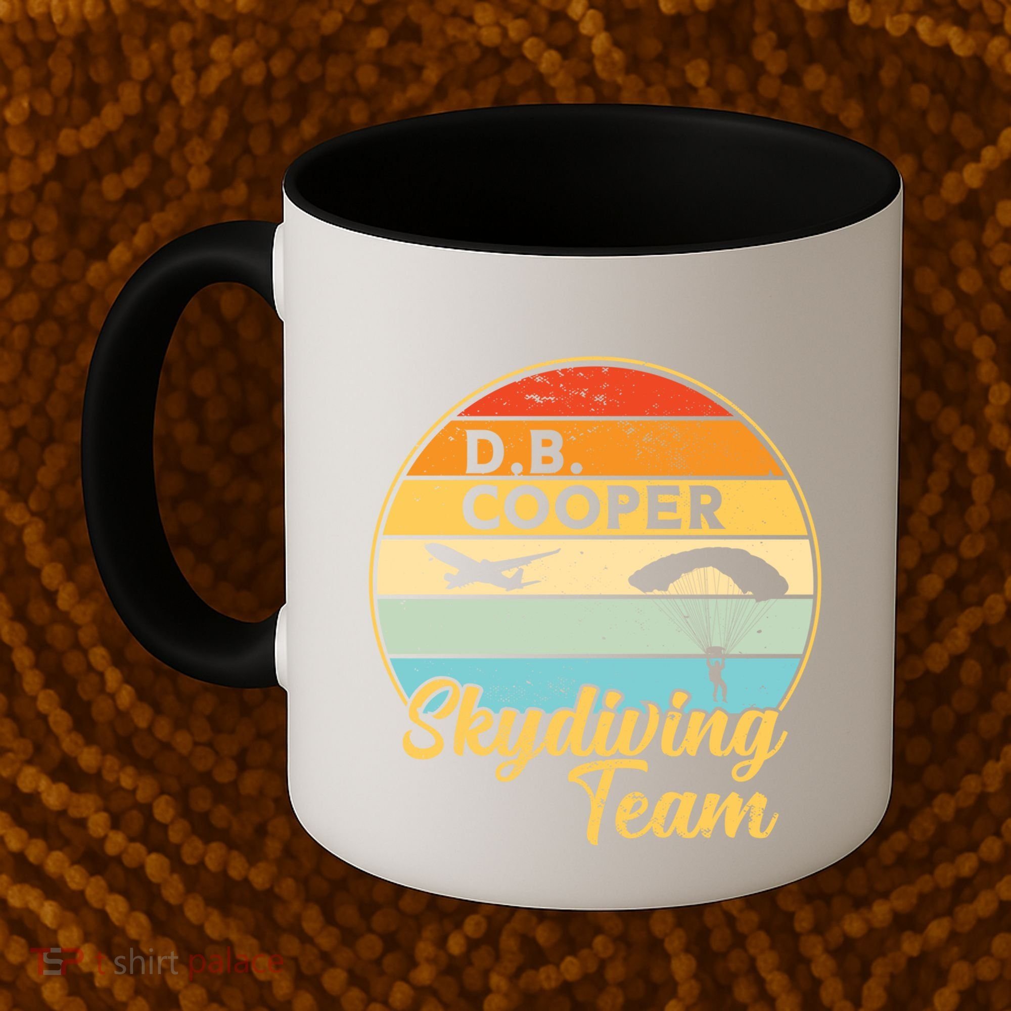 Db Cooper Skydiving Team 1971 Vintge Skyjacking History Gift Coffee Mug