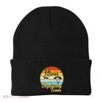 Db Cooper Skydiving Team 1971 Vintge Skyjacking History Gift Beanie thumb 0