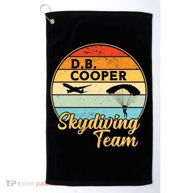 Db Cooper Skydiving Team 1971 Vintge Skyjacking History Gift Golf Towel
