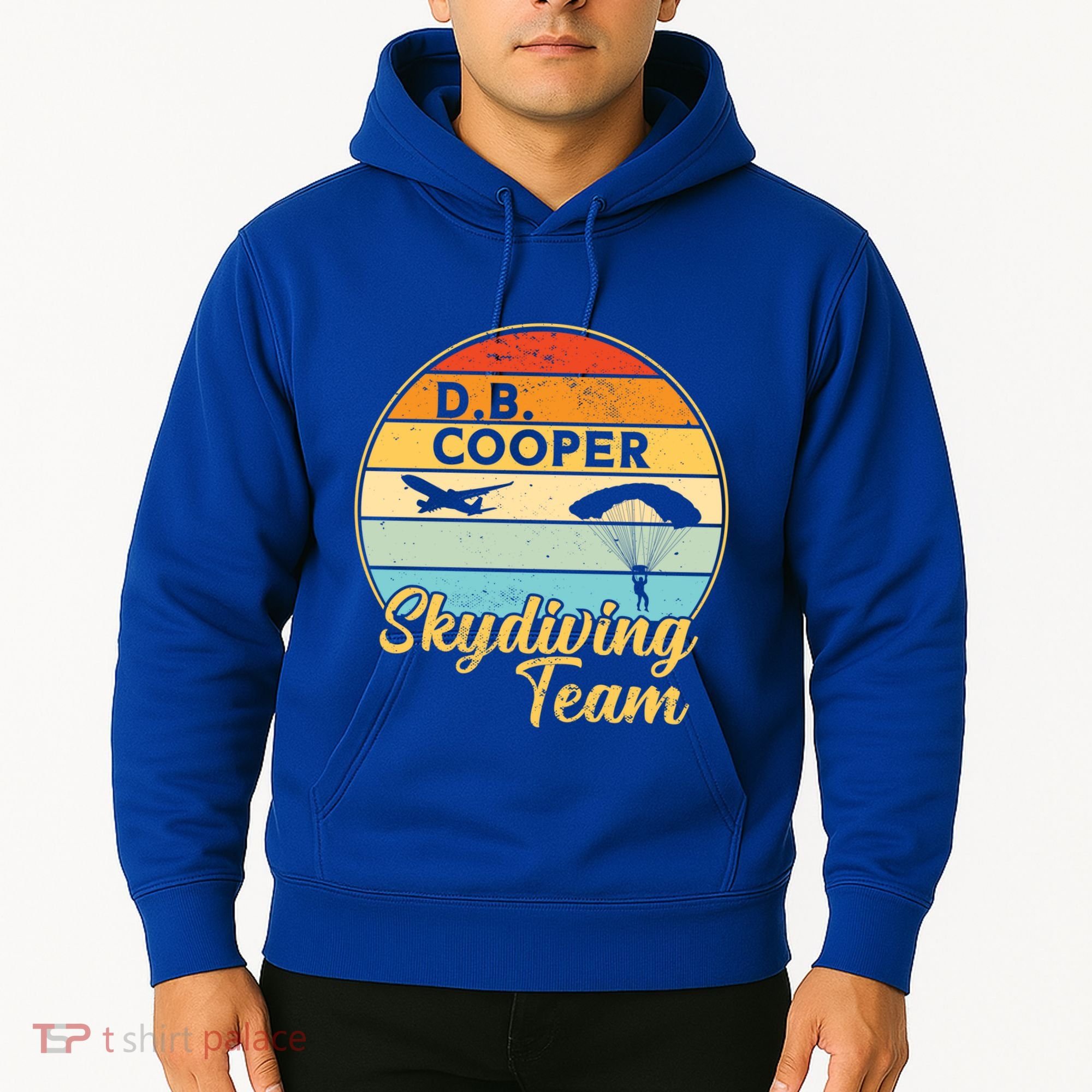 Db Cooper Skydiving Team 1971 Vintge Skyjacking History Gift Hoodie
