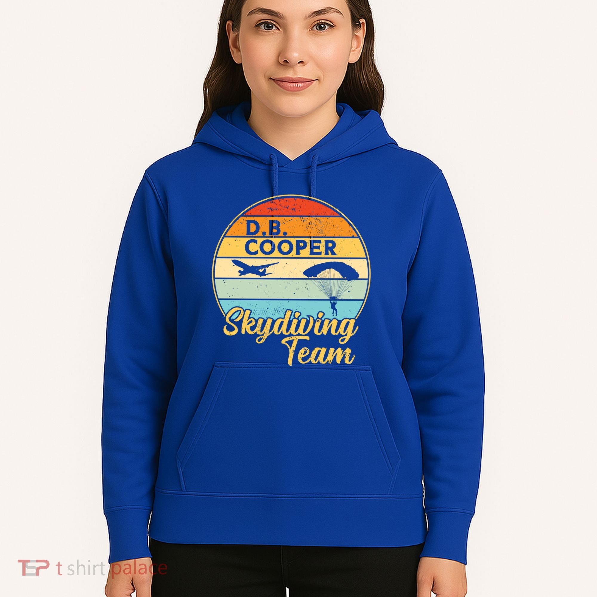 Db Cooper Skydiving Team 1971 Vintge Skyjacking History Gift Hoodie