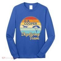 Db Cooper Skydiving Team 1971 Vintge Skyjacking History Gift Long Sleeve Shirt thumb 0
