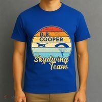 Db Cooper Skydiving Team 1971 Vintge Skyjacking History Gift T-Shirt thumb 3