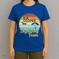 Db Cooper Skydiving Team 1971 Vintge Skyjacking History Gift T-Shirt thumb 4