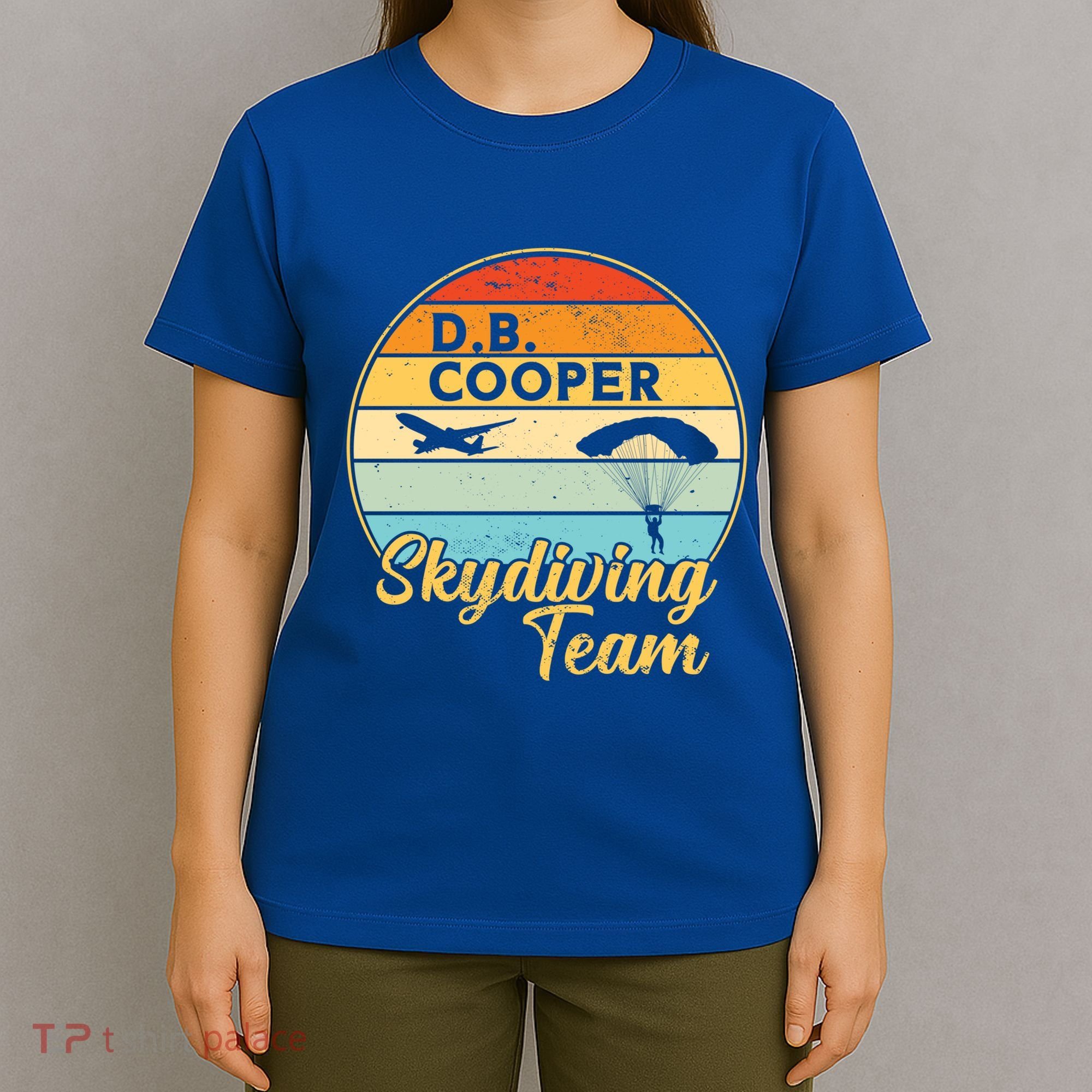 Db Cooper Skydiving Team 1971 Vintge Skyjacking History Gift T-Shirt
