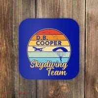 Db Cooper Skydiving Team 1971 Vintge Skyjacking History Gift Coaster thumb 0