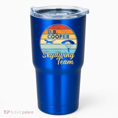 Db Cooper Skydiving Team 1971 Vintge Skyjacking History Gift Tumbler
