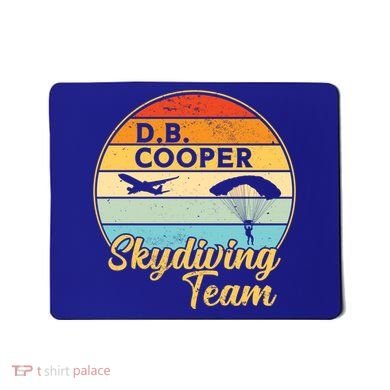 Db Cooper Skydiving Team 1971 Vintge Skyjacking History Gift Mousepad