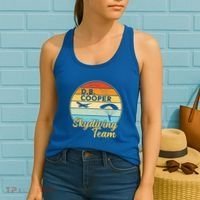 Db Cooper Skydiving Team 1971 Vintge Skyjacking History Gift Women's Tank Top thumb 2