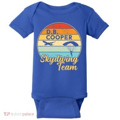 Db Cooper Skydiving Team 1971 Vintge Skyjacking History Gift Baby Bodysuit