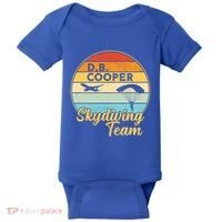 Db Cooper Skydiving Team 1971 Vintge Skyjacking History Gift Baby Bodysuit thumb 0