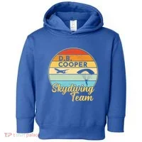 Db Cooper Skydiving Team 1971 Vintge Skyjacking History Gift Toddler Hoodie thumb 0